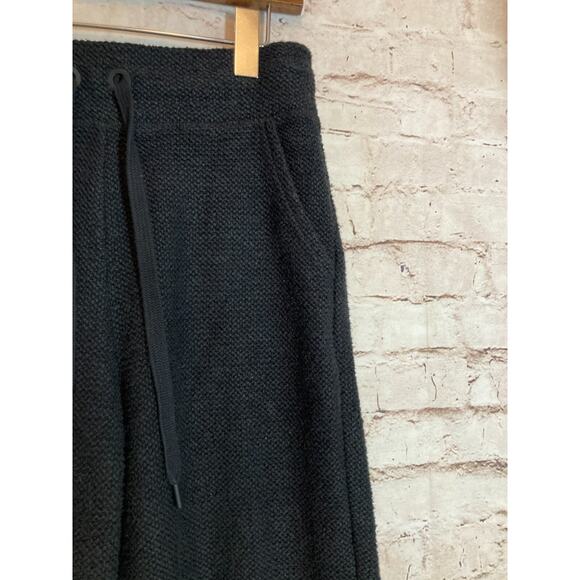 Offline by Aerie Jogger Pants Womens Small Black Popcorn Knit Lounge Wear Cotton - Picture 3 of 16